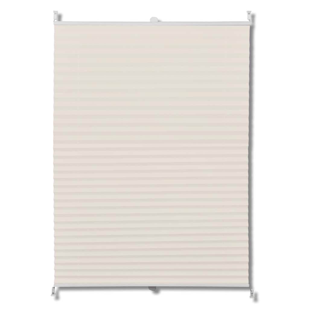 Vidaxl Plisséjalind 50x125 cm Creme