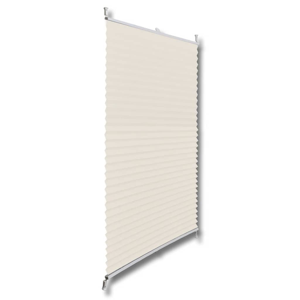 Vidaxl Plisséjalind 50x125 cm Creme