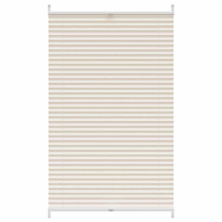 Vidaxl Plisséjalind 70x125 cm Creme
