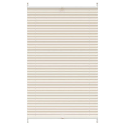 Vidaxl Plissé Roller Blind 70x150 cm Creme