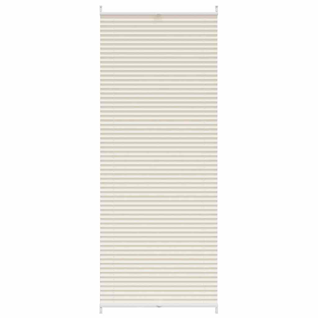 Vidaxl Plissé Roller Blind 70x200cm Creme