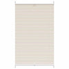 Vidaxl Plissé Roller Blind 80x100cm Creme