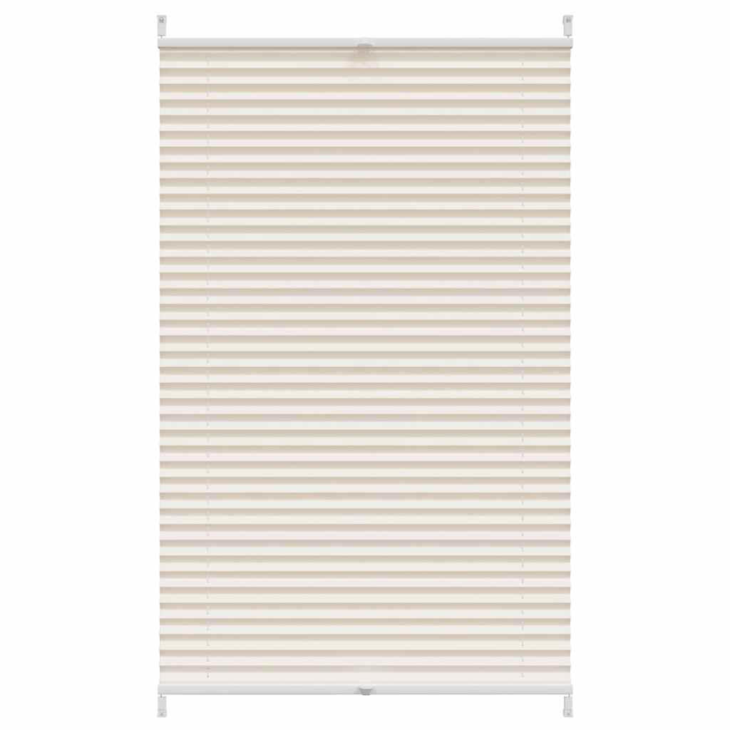 Vidaxl Plissé Roller Blind 90x150 cm Creme