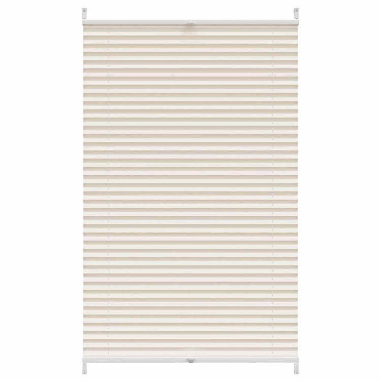 Vidaxl Plissé Roller Blind 90x150 cm Creme