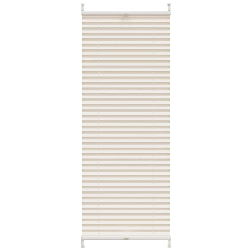 Vidaxx Plissees 40x100cm cremefarben