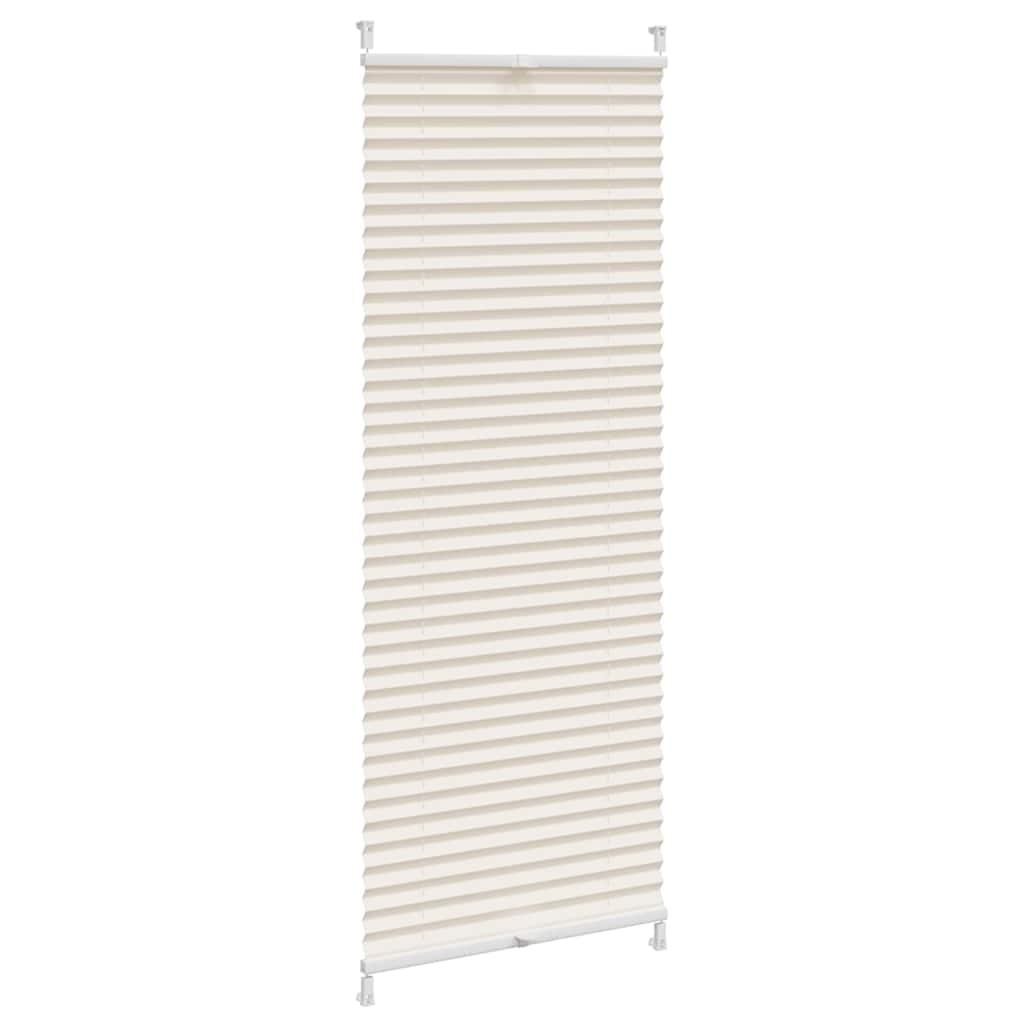 Vidaxx Plissees 40x100cm cremefarben