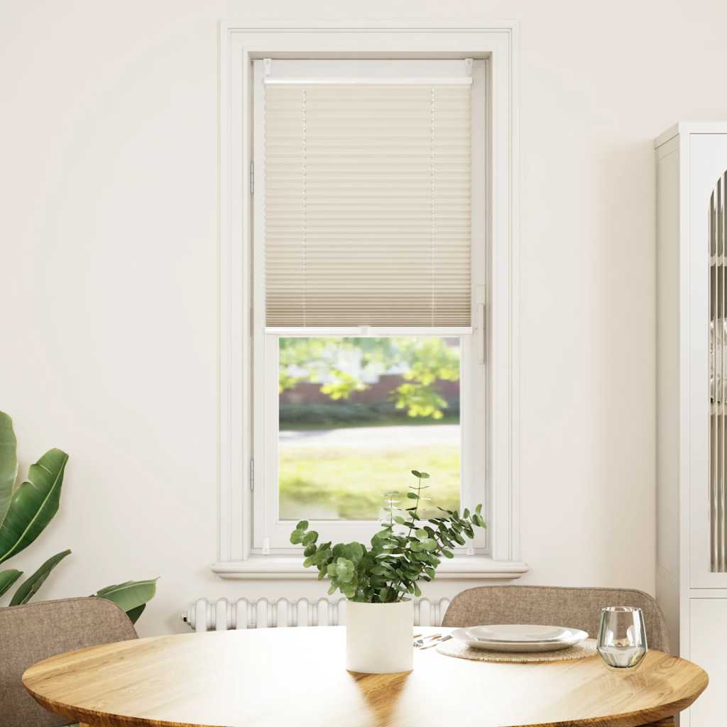 Vidaxx Plissees 40x100cm cremefarben
