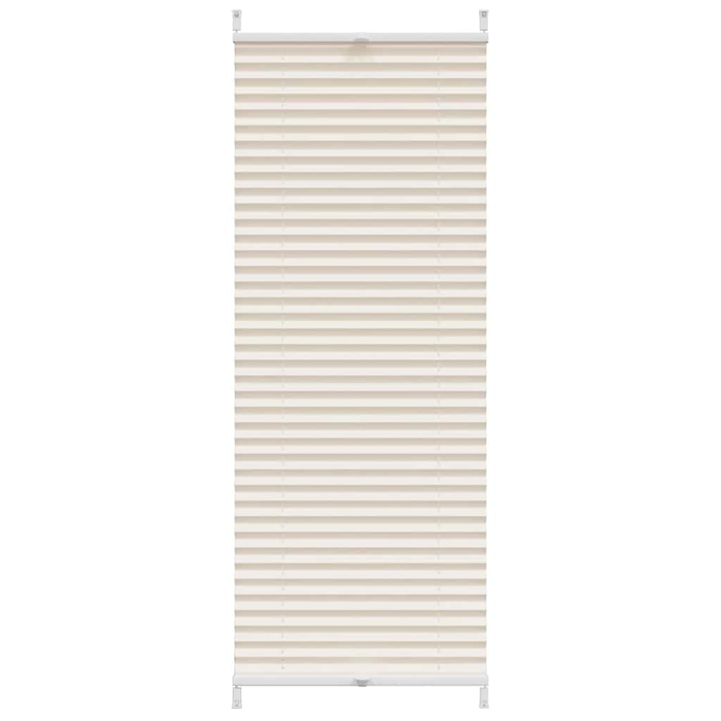 Vidaxl Plisséjalind 40x125 cm Creme