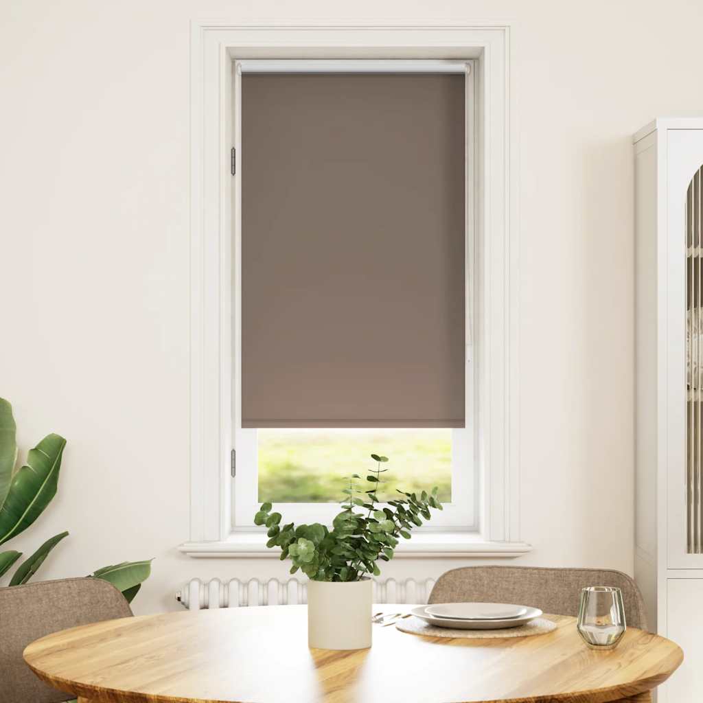 Vidaxl Roller Blind Blackout 60 x 120 cm Kaffee