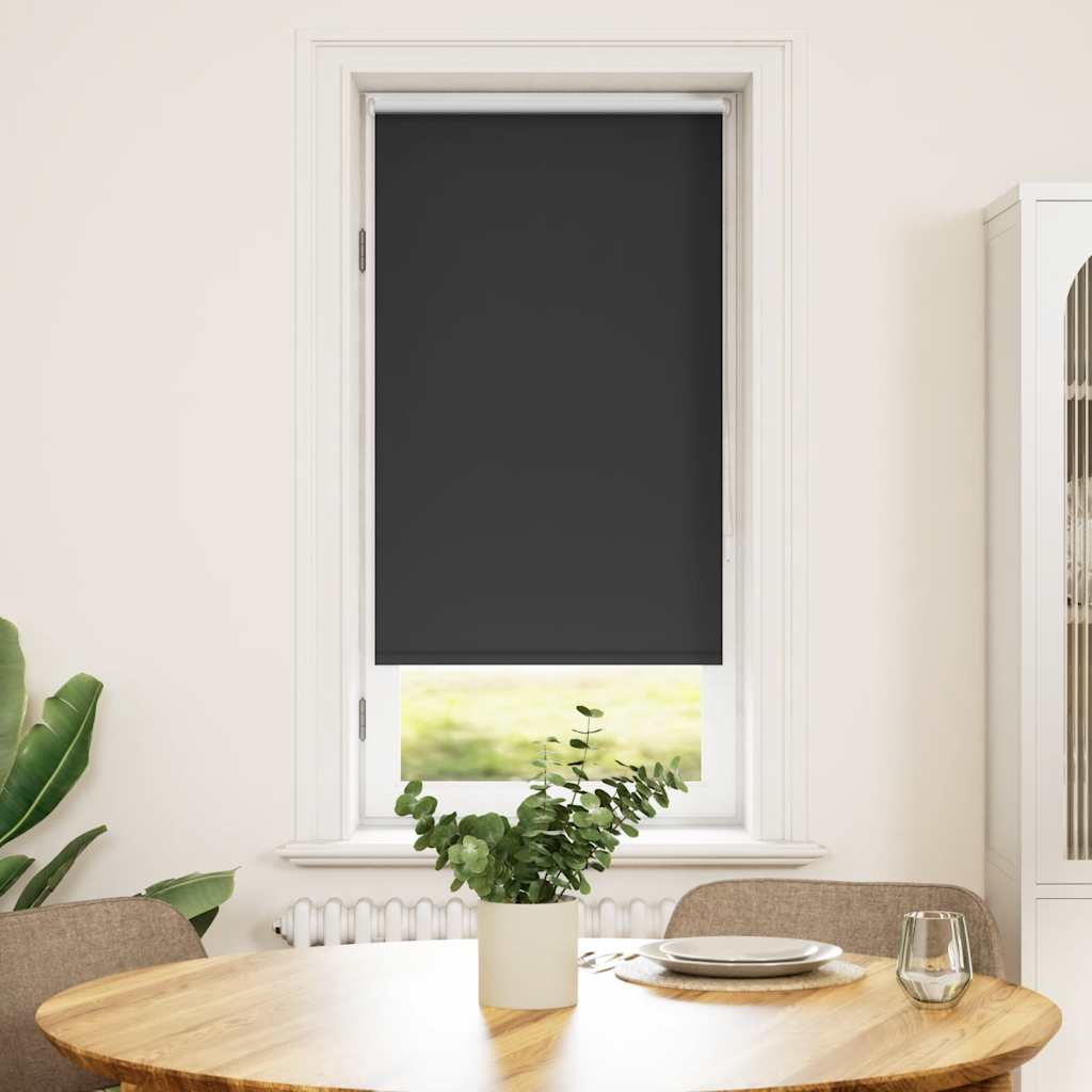 Vidaxl Roller Blind verdämmen 60 x 120 cm schwarz