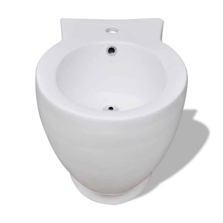 Vidaxl stehend Bidet um Keramik Weiß