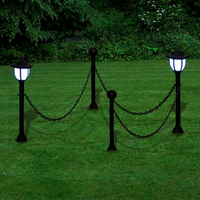 Vidaxl -Fechten mit 2 Sonnenlampen