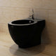 Vidaxl Runde stehende Keramik Bidet (schwarz)