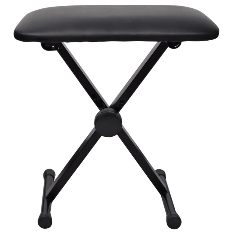VIDAXL -Tastaturklavierhocker einstellbar und faltbar