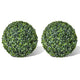 VIDAXL Künstliche Pflanzen Buxus -Glühbirne 2 PCs 35 cm