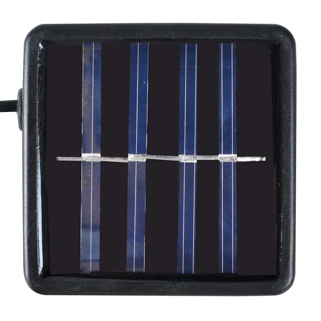 Vidaxl Solar Energy LED -Singer -Beleuchtung 24 Lichter 3,8 m (2 Teile)