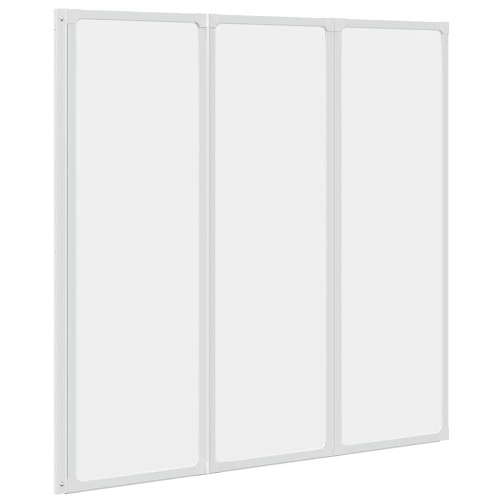 VIDAXL -BAD -Bildschirm 3 Paneele falten 117 x 120 cm falten