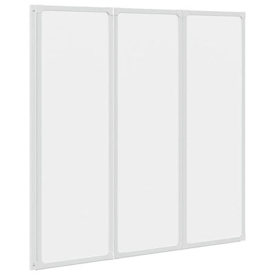 VIDAXL -BAD -Bildschirm 3 Paneele falten 117 x 120 cm falten