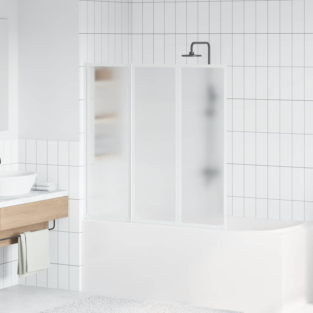 VIDAXL -BAD -Bildschirm 3 Paneele falten 117 x 120 cm falten