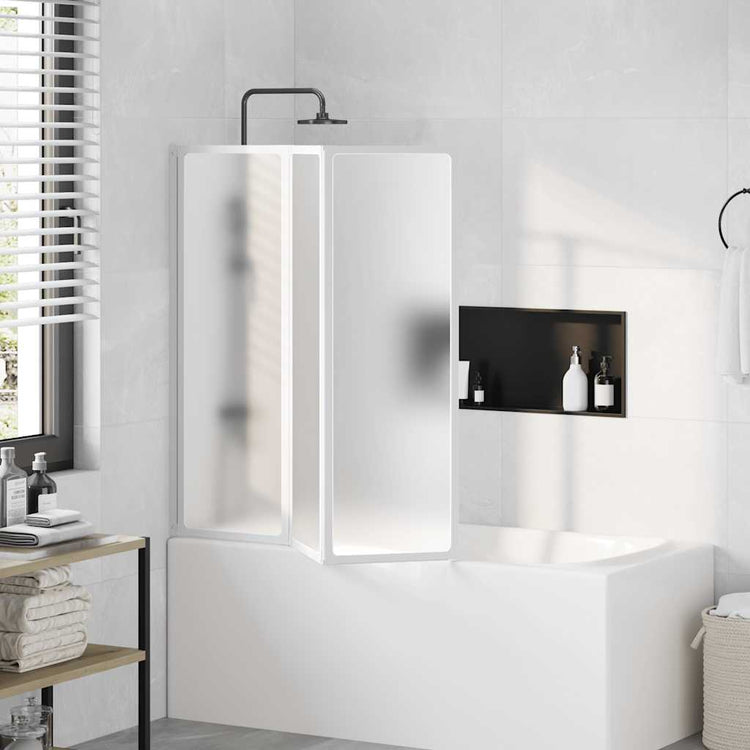 VIDAXL -BAD -Bildschirm 3 Paneele falten 117 x 120 cm falten