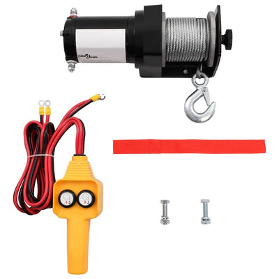 Vidaxl Electric Winch 12V 907 kg mit Fernbedienung