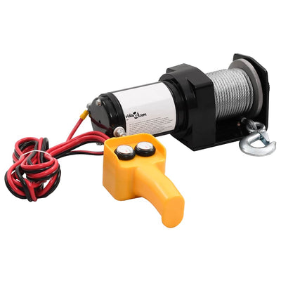 Vidaxl Electric Winch 12V 907 kg mit Fernbedienung