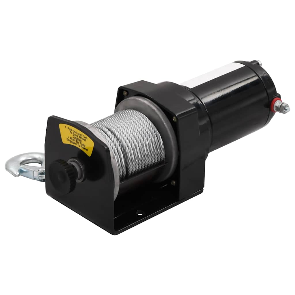 Vidaxl Electric Winch 1360 kg mit Montageplattenrollfenster