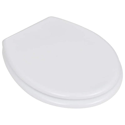 Vidaxl Toilettensitz einfaches Design MDF Weiß