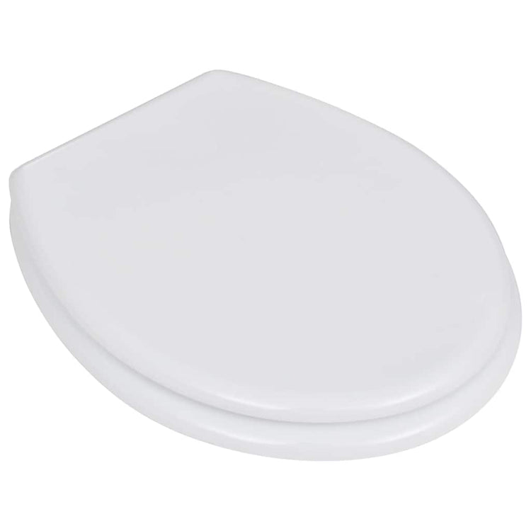 Vidaxl Toilettensitz einfaches Design MDF Weiß