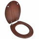 Vidaxl Toilettensitz einfaches Design MDF Brown