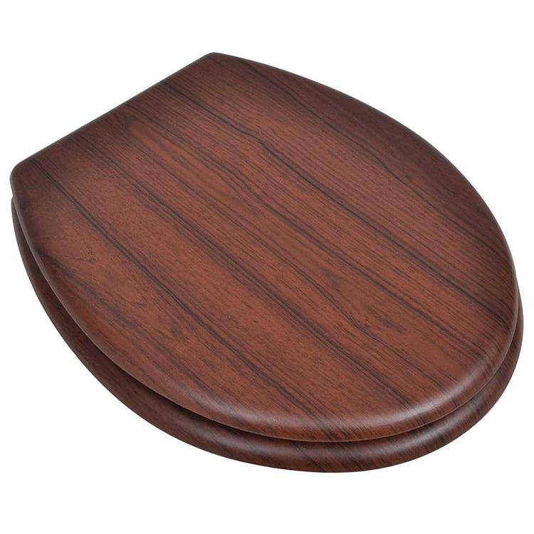 Vidaxl Toilettensitz einfaches Design MDF Brown