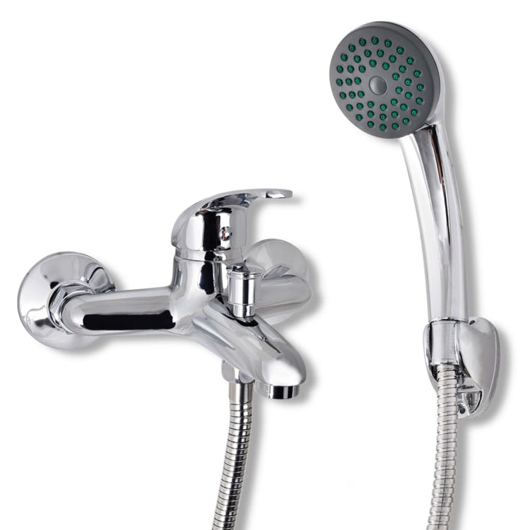 VIDAXL Duscharmatur Setzen Sie ein Knopf Chromium