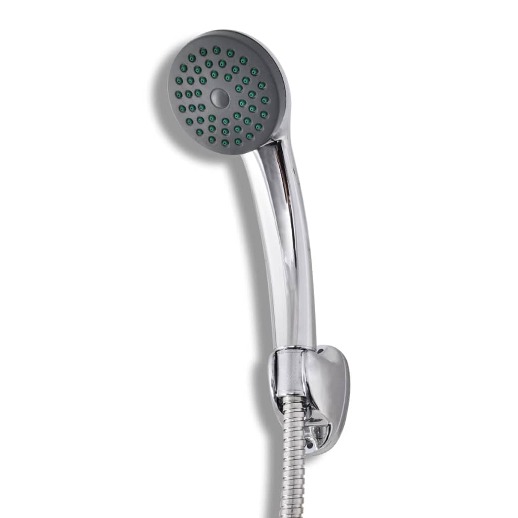 VIDAXL Duscharmatur Setzen Sie ein Knopf Chromium