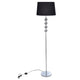 Vidaxl -Stehlampe Eleganza Schwarz