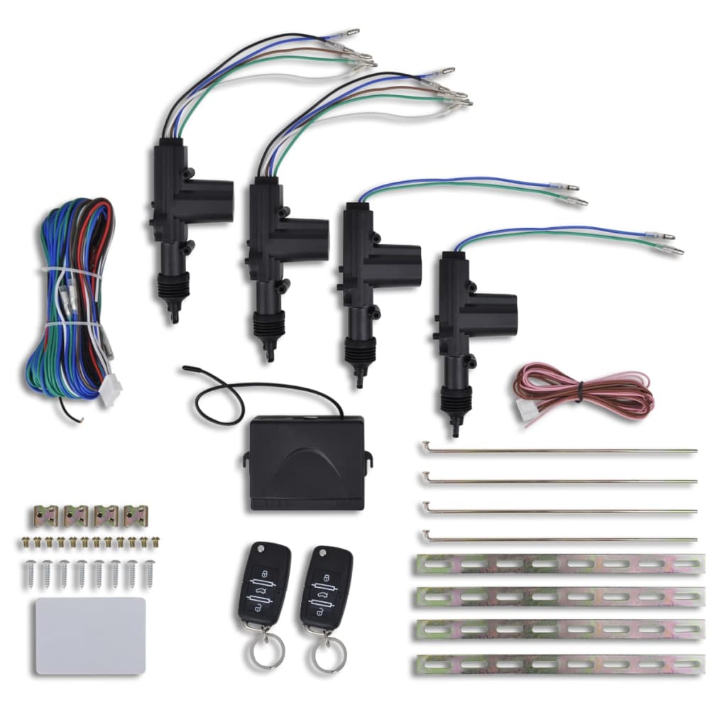 VIDAXL TOR LOCK SET 2 Tasten für VW Audi Skoda 4 Motor