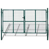 VIDAXL GARDE GATE Modernes Zaun 289 x 175 cm 306 x 225 cm (dunkelgrün)