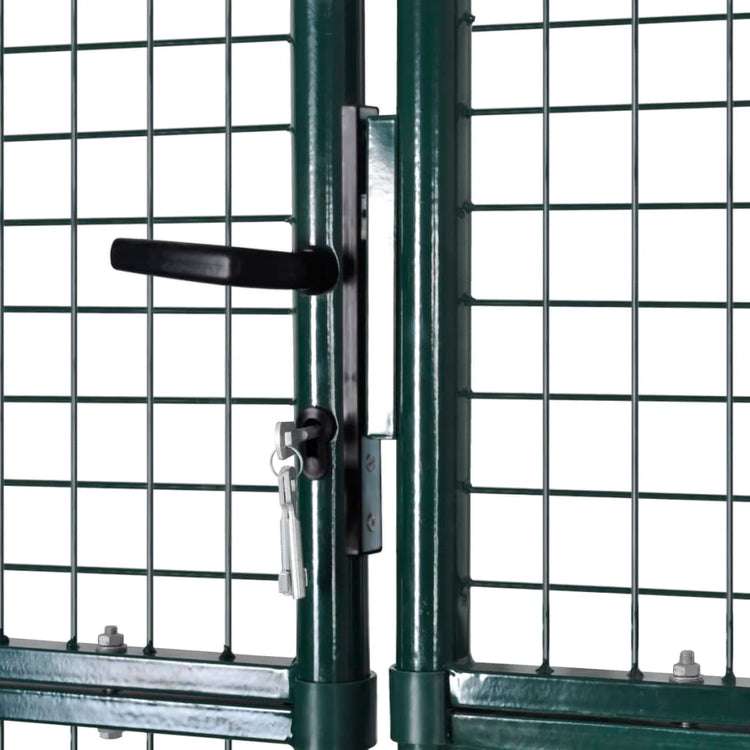 VIDAXL GARDE GATE Modernes Zaun 289 x 175 cm 306 x 225 cm (dunkelgrün)