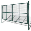 VIDAXL GARDE GATE Moderne Hekwerk 289 x 200 cm 306 x 250 cm (dunkelgrün)