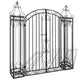 Vidaxl Port Decorative 112x20.5x134 cm Schmiedeeisen