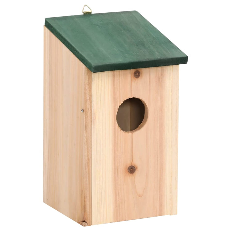 Vidaxl Vogelhäuser 4 Stcs 12x12x22 cm Holz