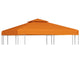 VIDAXL -Ersatzzelt -Stoffbor 310 g m² 3x3 m orange