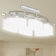 VIDAXL -Deckenlampe mit Ellipseglashauben 6xe14