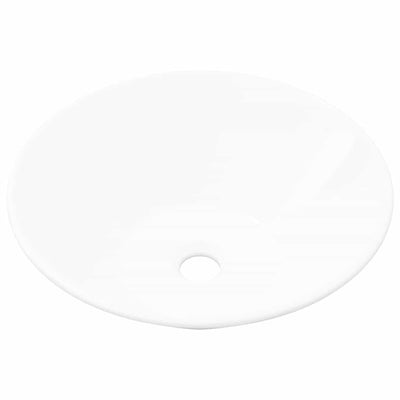 VIDAXL CERAMIC WASHBAIN TAPS (weiß)