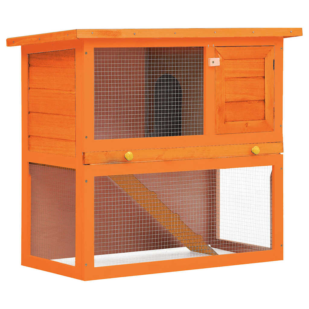 Vidaxl Kaninchenhütte für draußen mit 1 Türholz