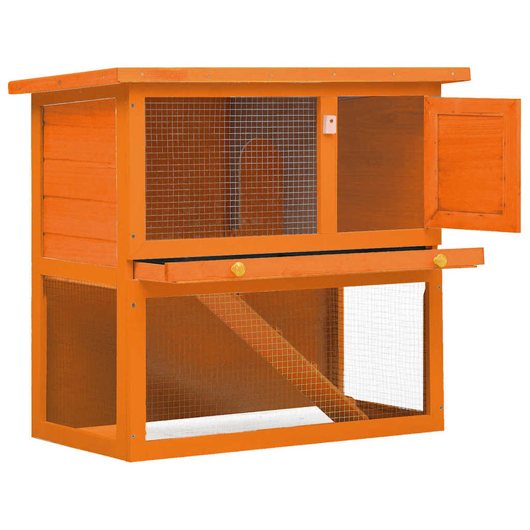 Vidaxl Kaninchenhütte für draußen mit 1 Türholz