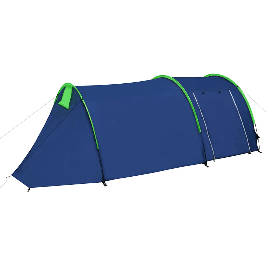 VidaXL Zelt 4-Personen Marineblau und Grün