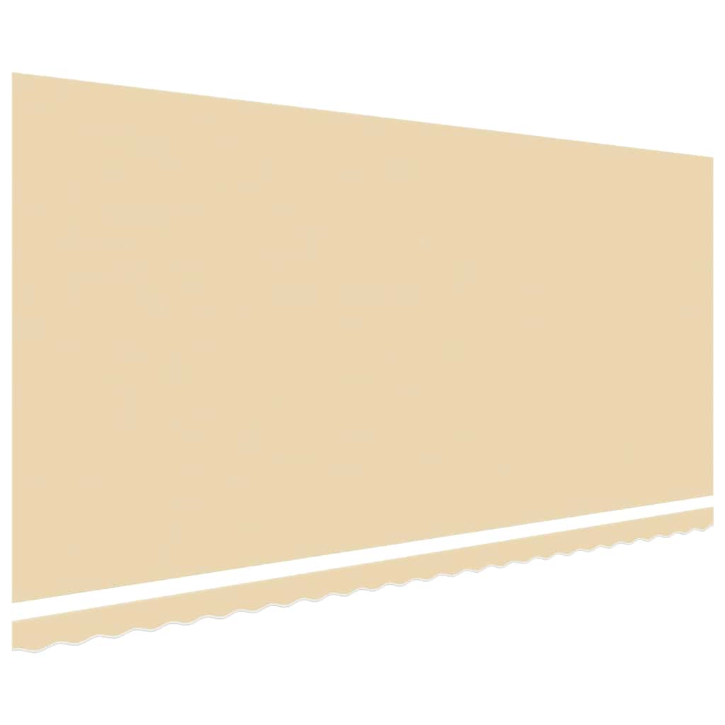 Vidaxl LaFeldoek 6x3 m Leinwand Crème
