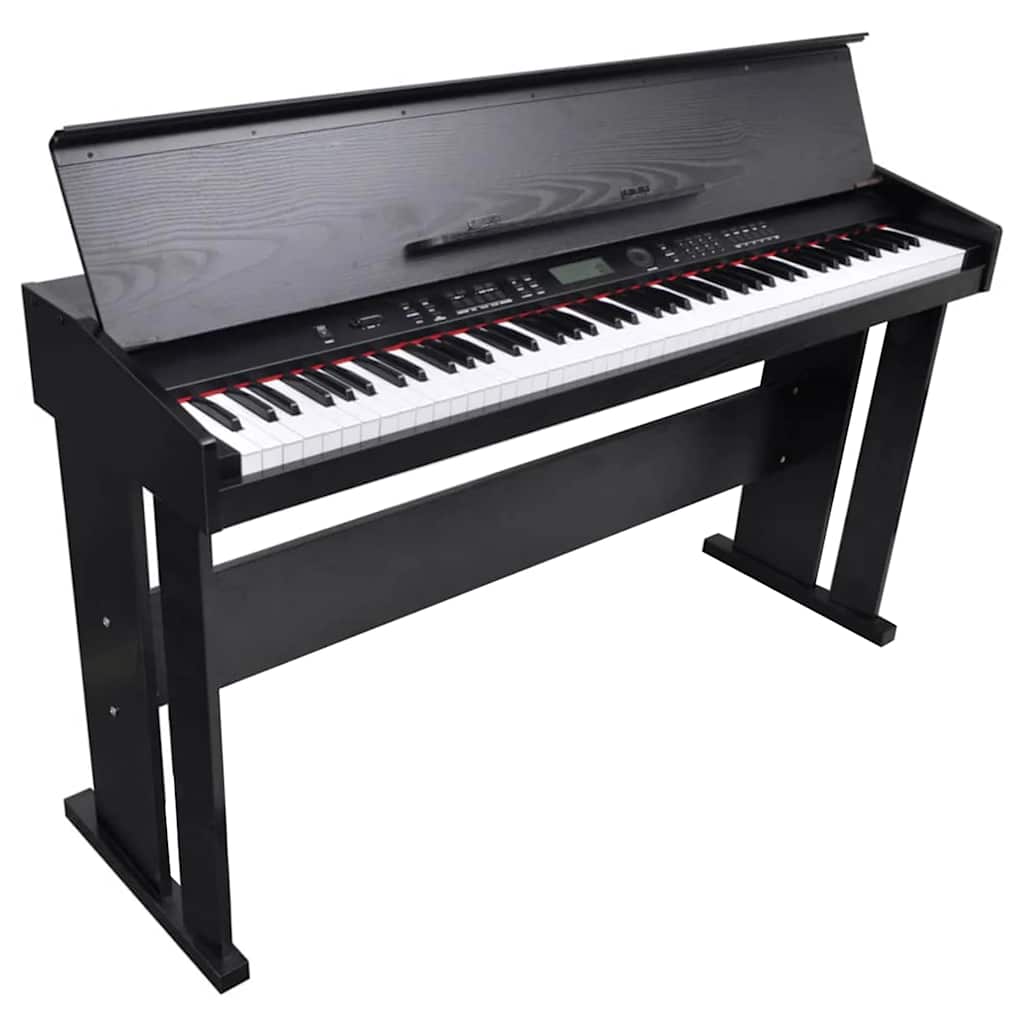 Vidaxl Electronic Digital Piano mit 88 Schlüssel und Seitenhalter