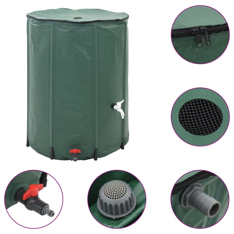 Vidaxl Regenfass faltbar 750 l