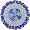 Vidaxl Biene Tabelle Mosaikblau und Weiß